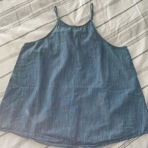 Chambray Tank Top